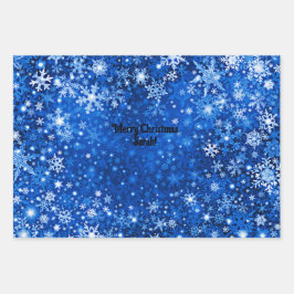 Schneeflocke Papierbögen für kundenspezifisches Wr Geschenkpapier Set