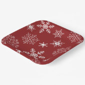 Schneeflocke Pappteller (Gewinkelt)