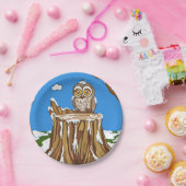 Schneeflocke Pappteller (Party)