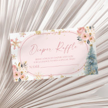 Schneeflocke Pink Winter Baby Duschkabine Windelwa