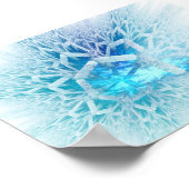 Schneeflocke Poster (Ecke)