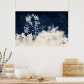 Schneeflocke Poster (Küche)