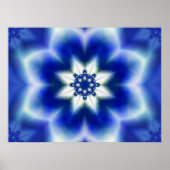 Schneeflocke Poster (Vorne)