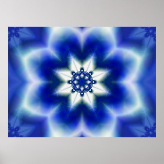 Schneeflocke Poster (Vorne)