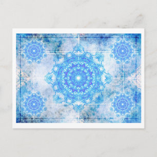 Schneeflocke Postkarte