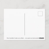 Schneeflocke Postkarte (Rückseite)