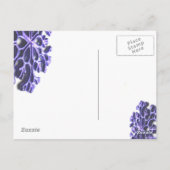 Schneeflocke Postkarte (Rückseite)