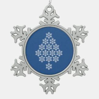 Schneeflocke-Rahmen-kundenspezifische Schneeflocken Zinn-Ornament