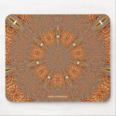 Schneeflocke-Rotglühen Mousepad (Vorne)