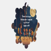 Schneeflocke Ruhe: Matte Paper Ornament Style (Rechts)