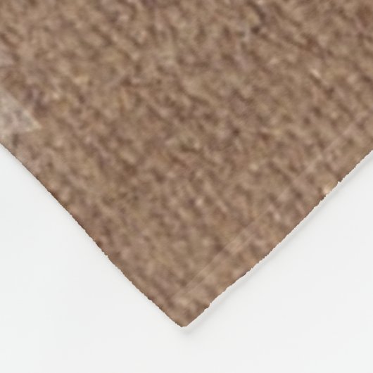 Schneeflocke-rustikaler Fleecedecke (Ecke)