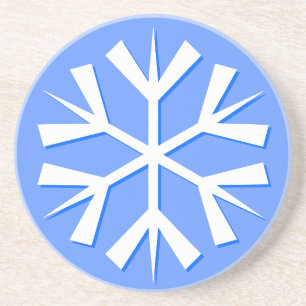 Schneeflocke Sandstein Untersetzer