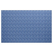 Schneeflocke-Schein-blaues und weißes Stoff (Yard (91,4 cm))
