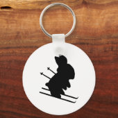 Schneeflocke Schlüsselanhänger (Vorderseite)