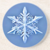 Schneeflocke - Schneeflocke Getränkeuntersetzer (Vorne)