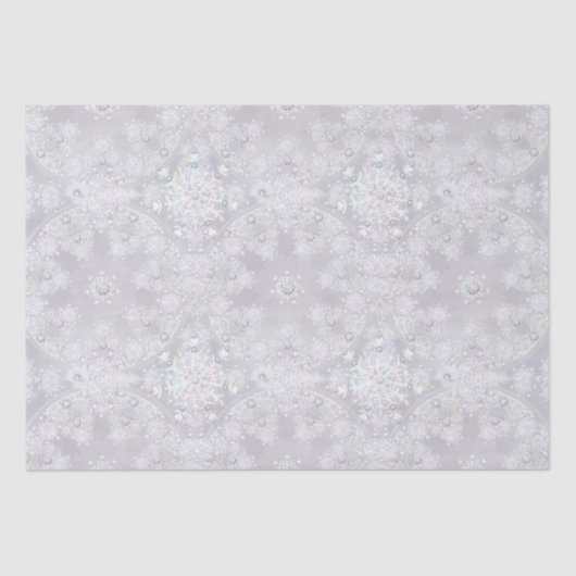 Schneeflocke Seidenpapier (Vorderseite)