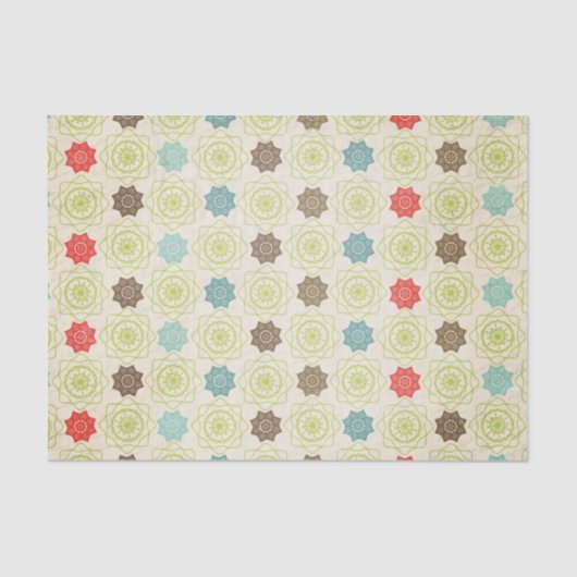 Schneeflocke Seidenpapier (Vorderseite)