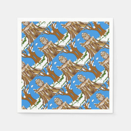 Schneeflocke Serviette