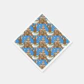 Schneeflocke Serviette (Ecke)