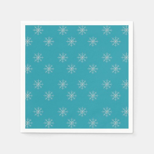 Schneeflocke Serviette (Vorderseite)