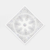 Schneeflocke Serviette (Ecke)