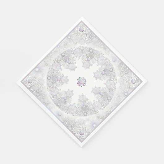 Schneeflocke Serviette (Ecke)