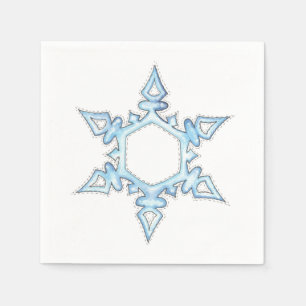 Schneeflocke Serviette