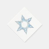 Schneeflocke Serviette (Ecke)