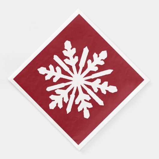 Schneeflocke Serviette (Ecke)