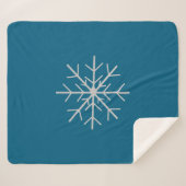Schneeflocke Sherpadecke (Vorderseite (Horizontal))