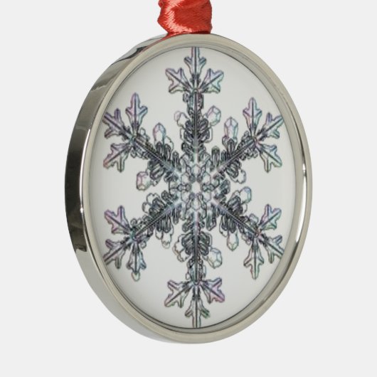 Schneeflocke Silbernes Ornament (Rechts)