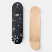 Schneeflocke Skateboard (Vorderseite)