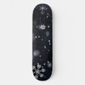Schneeflocke Skateboard (Vorderseite)