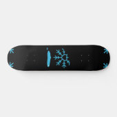 Schneeflocke Skateboard (Horizontal)