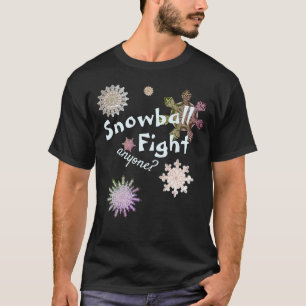Schneeflocke ‚Snowball Fight‘, gefroren (Dunke T-Shirt