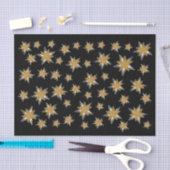 Schneeflocke-Snowflamme Gold Silber Weihnachten Seidenpapier (Handwerk)