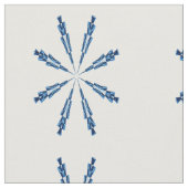 Schneeflocke... Stoff (Nahaufnahme)