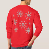 Schneeflocke T-Shirt (Rückseite)