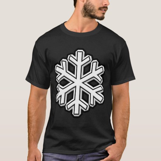Schneeflocke T-Shirt (Vorderseite)