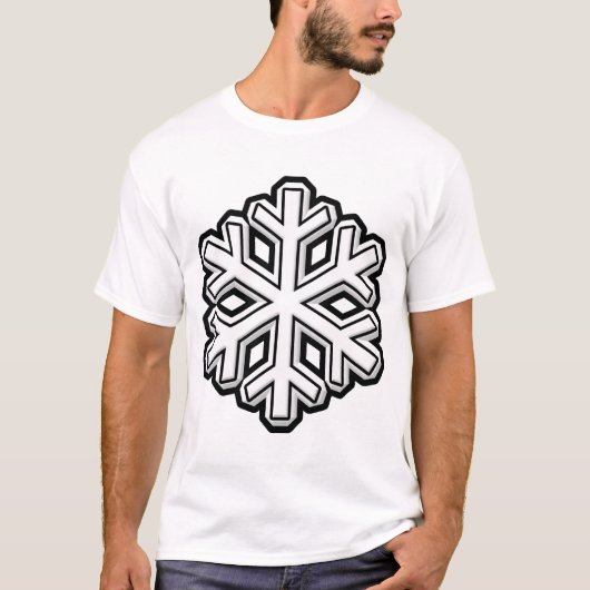 Schneeflocke T-Shirt (Vorderseite)