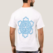 Schneeflocke T-Shirt (Rückseite)