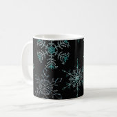 Schneeflocke-Tasse Kaffeetasse (Vorderseite Links)