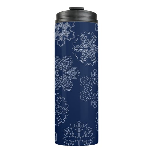 Schneeflocke Thermosbecher (Vorderseite)