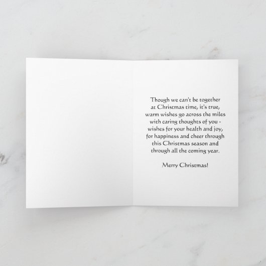 Schneeflocke über die Meilen zu Weihnachten (Innenseite)