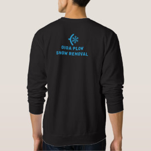 Schneeflocke und Schneeflocke grafisch Sweatshirt