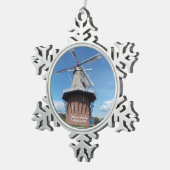 Schneeflocke-Verzierung 1 Hollands, Michigan Schneeflocken Zinn-Ornament (Rechts)