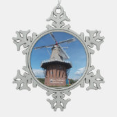 Schneeflocke-Verzierung 1 Hollands, Michigan Schneeflocken Zinn-Ornament (Vorderseite)
