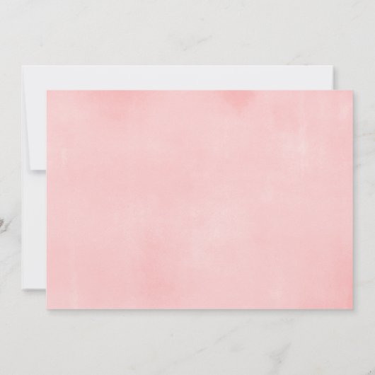 Schneeflocke Virtuelle Babydusche Mädchen rosa Sil Einladung (Rückseite)