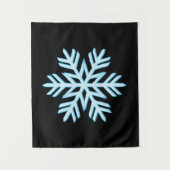 Schneeflocke Wandteppich (Vorderseite)