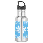 Schneeflocke-Wasser-Flasche Edelstahlflasche (Rückseite)